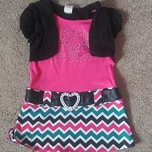 Patterned short dress